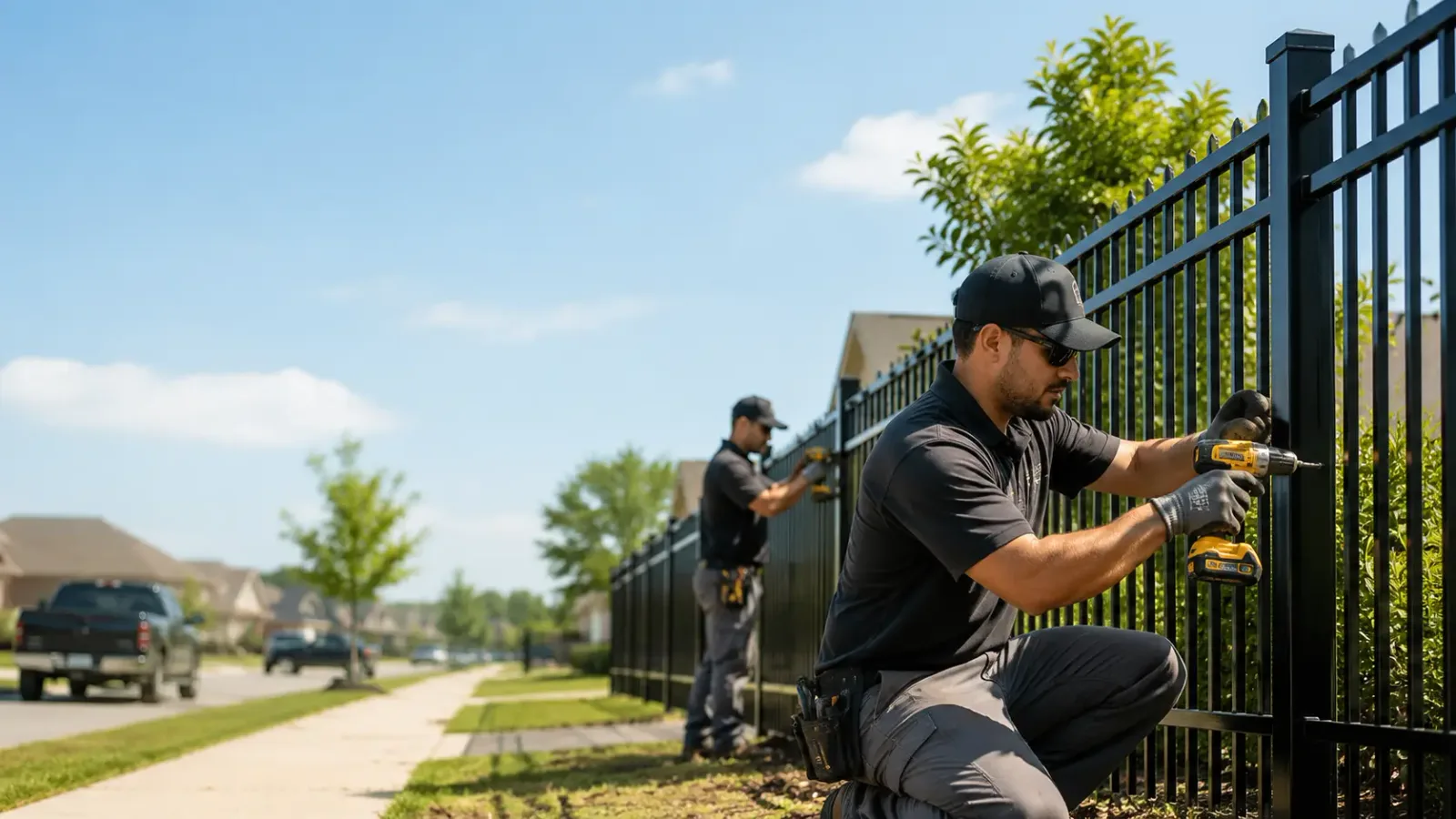 Metal Fence Installation in New Liberty, KY